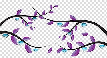 Diamond Abstract art, Diamond Tree transparent background PNG clipart