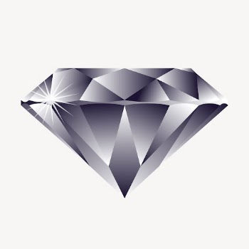 Diamond clipart, collage element illustration | Free PSD - rawpixel