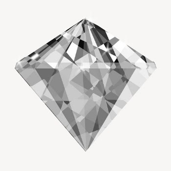 Diamond clipart, collage element illustration | Free PSD - rawpixel
