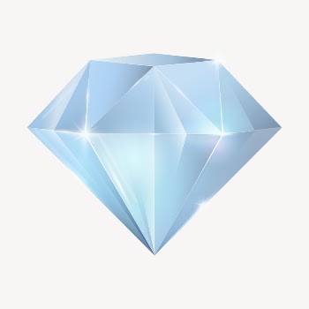 Diamond collage element, cute cartoon | Free Vector Illustration - rawpixel