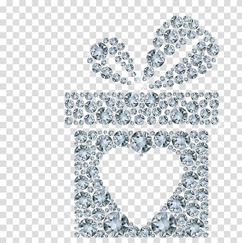 Diamond Crystal Packaging and labeling, Diamond Gift transparent background PNG clipart