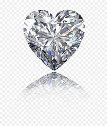 Diamond cut Heart Shape Cubic zirconia - Heart Shaped Diamond 