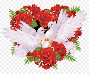 Diamond Embroidery Painting Four Love Birds Full Rhinestones - Rose Photos For Love