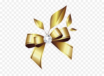 Diamond Jewellery Brilliant Ribbon - Vector diamond bow 