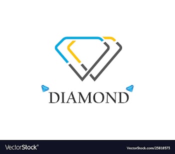 Diamond logo icon vector image