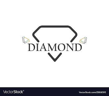 Diamond logo icon vector image