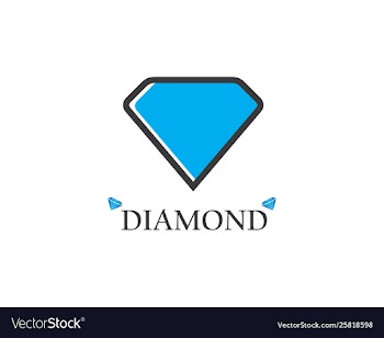 Diamond logo icon vector image
