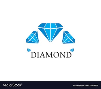 Diamond logo icon vector image