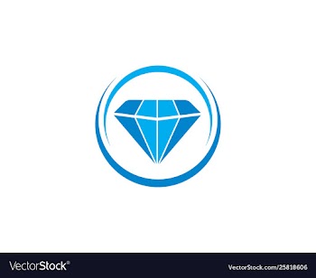 Diamond logo icon vector image