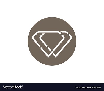 Diamond logo icon vector image