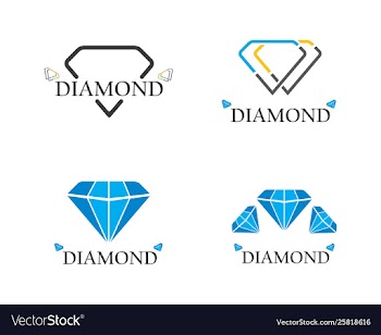 Diamond logo icon vector image