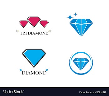Diamond logo icon vector image