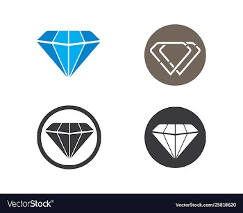 Diamond logo icon vector image