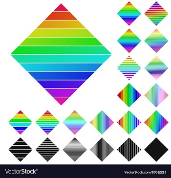 Diamond Logo Set vector image