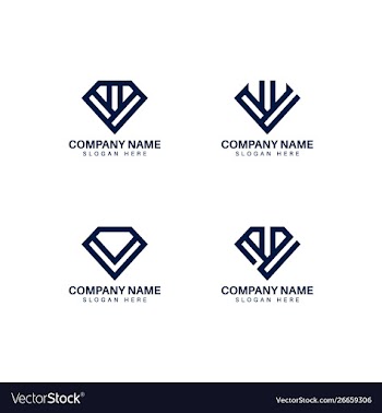 Diamond logo vector image