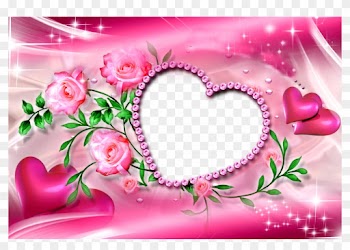 Diamond Love Frame Png - Love Photo Frame Png