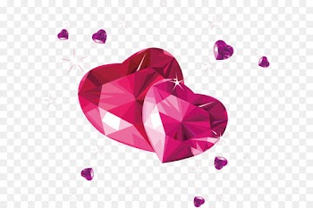 Diamond Pearl Jewellery Pink Bracelet - Diamond Heart 