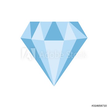diamond precious pop art style design