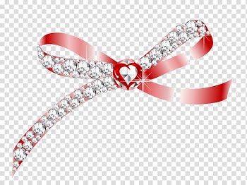 Diamond Ribbon , Diamond bow transparent background PNG clipart