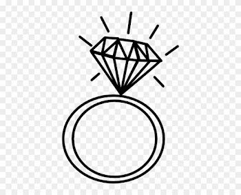 Diamond Ring Clip Art At Clker Com Vector Clip Art - Draw A Wedding Ring