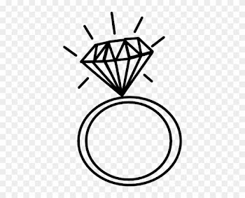 Diamond Ring Clip Art At Clker Com Vector Clip Art - Wedding Ring Drawing