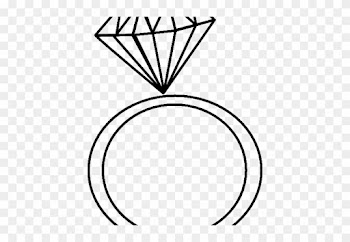 Diamond Ring Drawing Fresh Diamond Ring Ashraf Clip - Ring Wedding Png Clipart