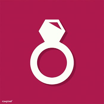 Diamond ring Valentines day icon | Free stock vector - 425029
