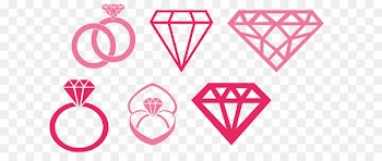 Diamond Ring Wedding - Vector romantic wedding diamond ring 