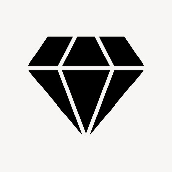 Diamond shape icon, flat graphic | Free Icons - rawpixel