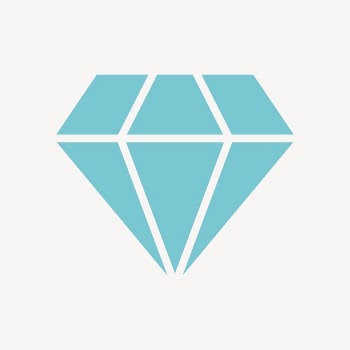 Diamond shape icon, flat graphic | Free Icons - rawpixel