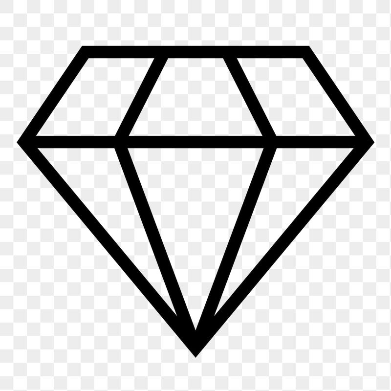 Diamond shape line png icon | Free Icons - rawpixel
