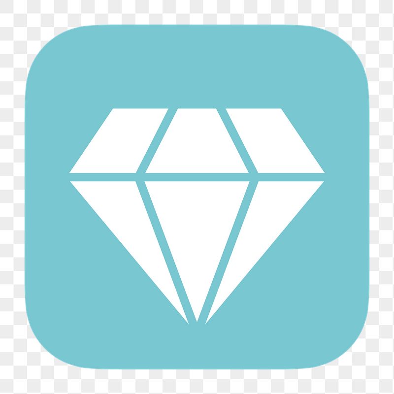 Diamond shape png icon sticker, | Free Icons - rawpixel