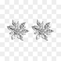 Diamond Stud Earrings PNG Images | Vector and PSD Files | Free ...