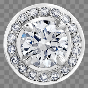 Diamond stud earrings png » PNG Image
