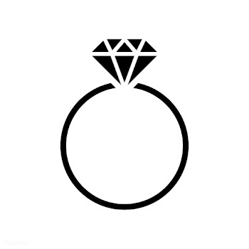 Diamond wedding ring graphic illustration | Free stock vector - 444683