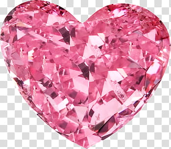 Diamonds Gems, pink heart-shape gem transparent background PNG clipart