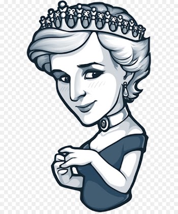 Diana, Princess of Wales Sticker Telegram Author - others 