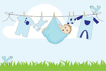 Diaper Cake Clothes line Boy , Babu Clothesline transparent background PNG clipart