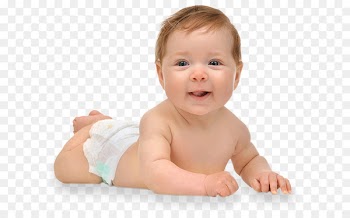 Diaper Infant Smile Month Childhood - Cute baby 