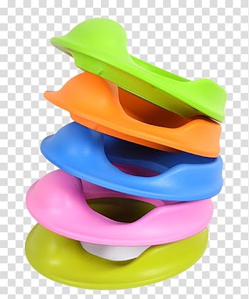 Diaper Plastic Toilet Child Infant, Colorful plastic toilet loop transparent background PNG clipart