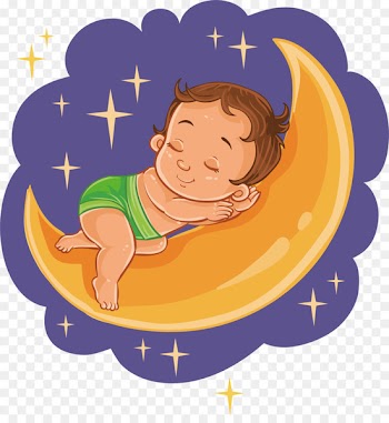 Diaper Sleep Infant Illustration - A fairy tale child 