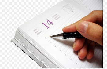 Diary Quotation Organization Industry Meeting - Holding pen on the job this job 