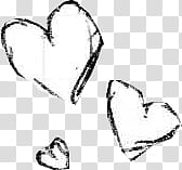 Dibujos en, heart scribbles transparent background PNG clipart