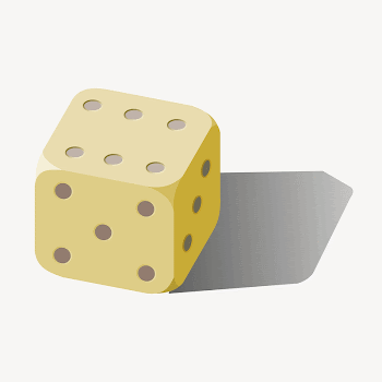 Dice clipart illustration psd. Free | Free PSD - rawpixel