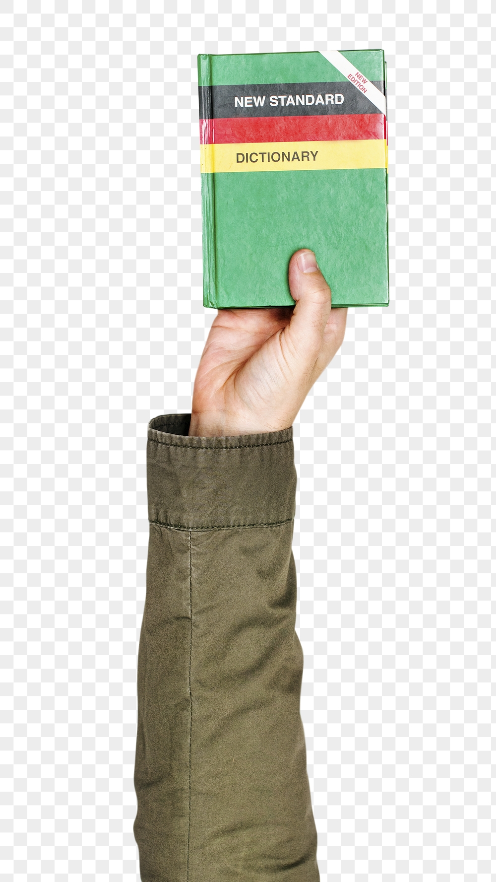 Dictionary book png in hand | Free PNG - rawpixel