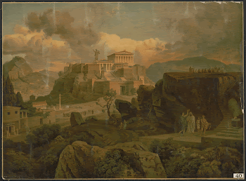 Die Akropolis von der Westseite | Free Photo - rawpixel