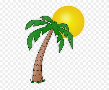 Die Untere Ist Für Mamas - Cartoon Palm Tree