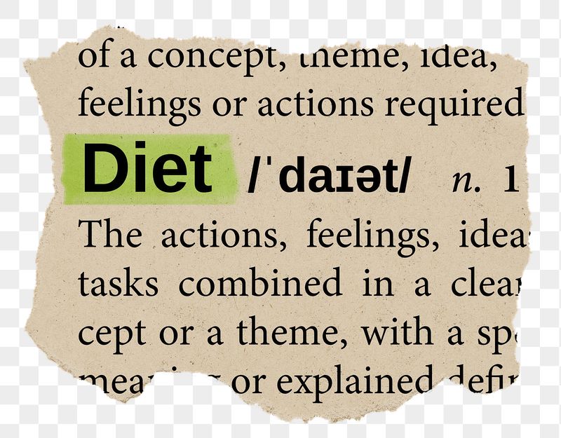 Diet png word sticker, torn | Free PNG - rawpixel