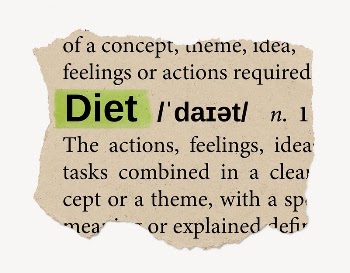 Diet ripped dictionary, editable word | Free PSD - rawpixel