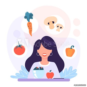 Diet web banner concept